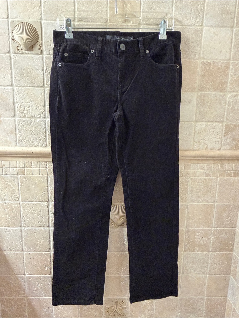 Calvin Klein Black Corduroy Pants 16-16.5’’